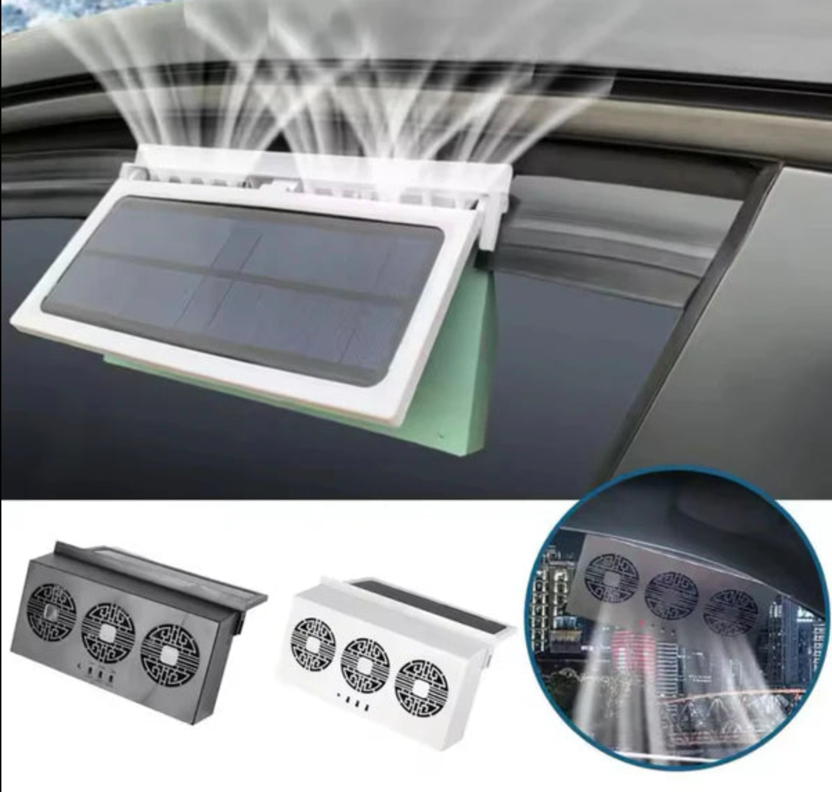 Extractor para Auto con Energía Solar