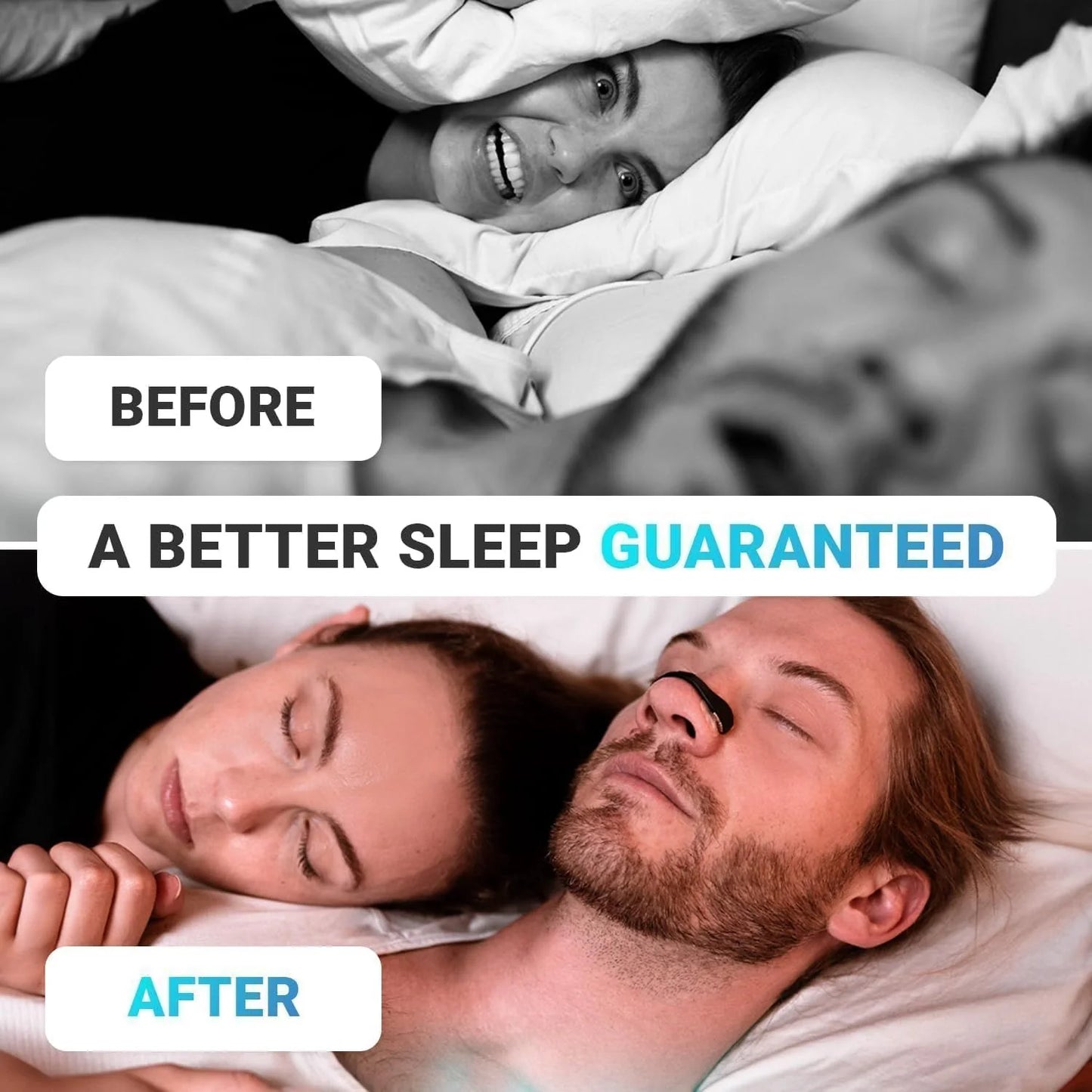 RESPIRAPLUS®️ Banda Nasal Respiración Avanzada ¿Te cuesta respirar por la nariz, roncas o amaneces cansado?