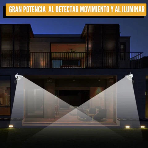 LÁMPARA TIPO CÁMARA SOLAR CON SENSOR