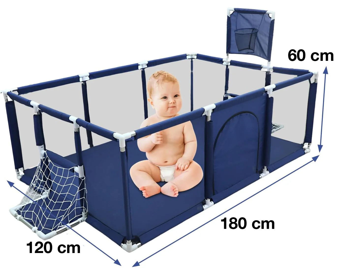 Parque Infantil Neurodidactico tipo corral seguro para bebés