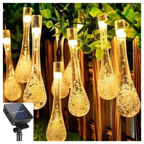 Guirnaldas Navidenas Gotas De Cristal