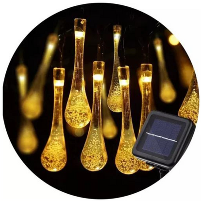 Guirnaldas Navidenas Gotas De Cristal