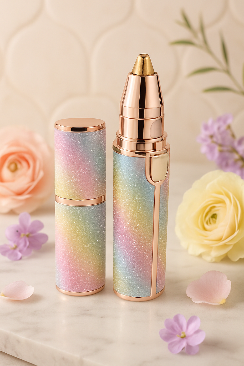 GlamTouch™ - Depilador Con Brillo 2 en 1 ✨