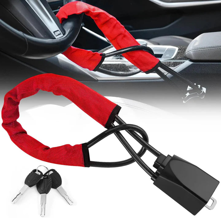 Traba De Volante Antirrobo Universal 🔐 Seguridad Máxima Contra Ladrones