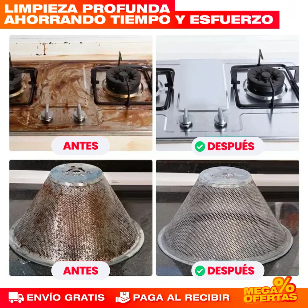 Limpiador A Vapor Universal | Elimina Grasa y Suciedad al Instante + Regalo Gratis🎁
