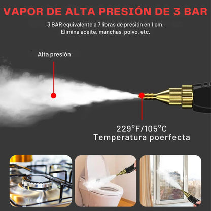 Limpiador A Vapor Universal | Elimina Grasa y Suciedad al Instante + Regalo Gratis🎁