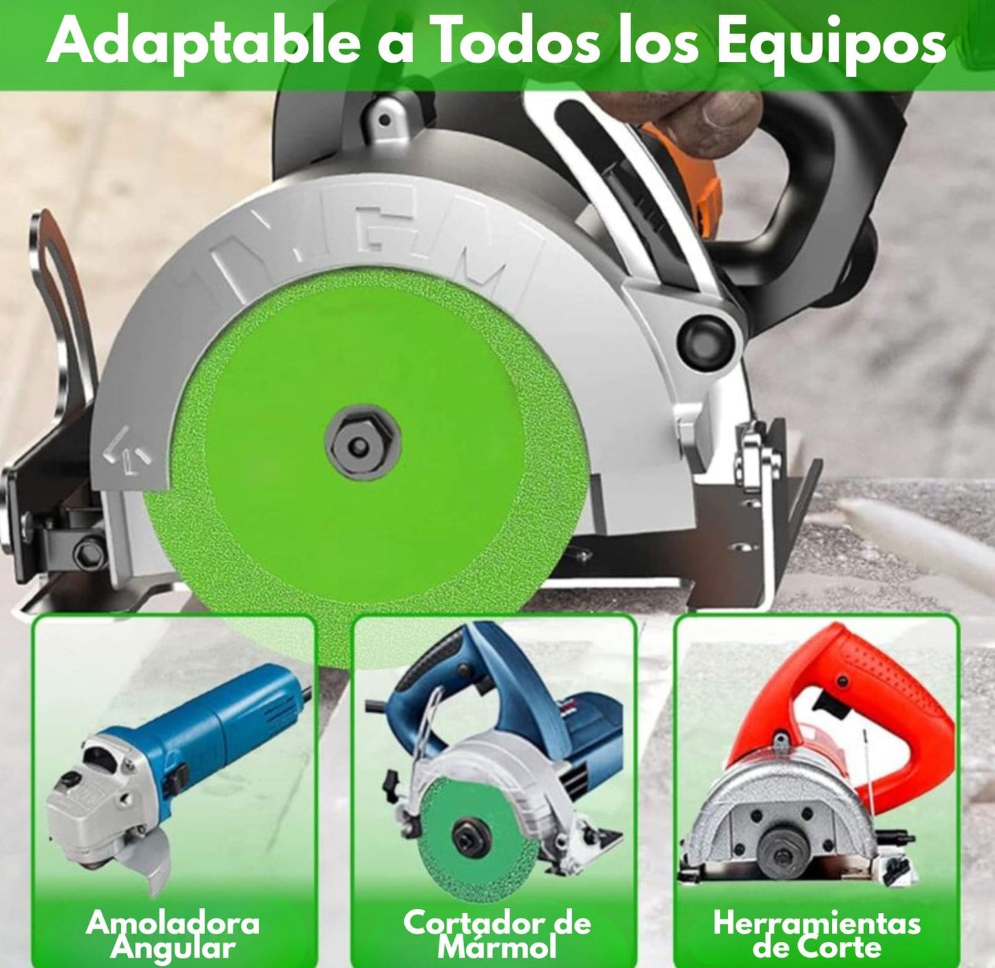 GREENDIAMOND®️ Disco Cortador Universal De Vidrio Y Cerámica