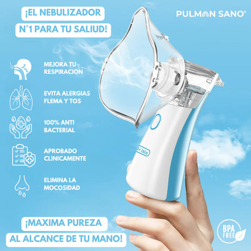 PulmoLife™ Nebulizador Portatil | Respira hoy… vive mañana. 💨🫁