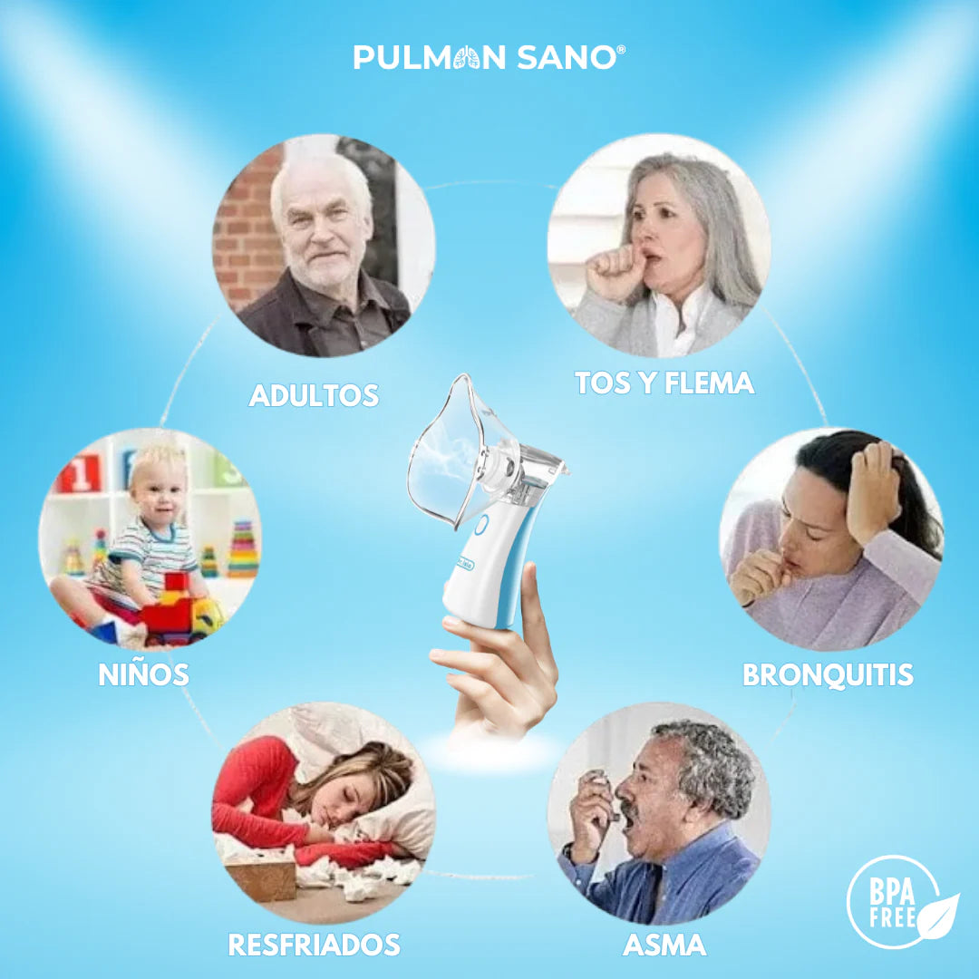 PulmoLife™ Nebulizador Portatil | Respira hoy… vive mañana. 💨🫁