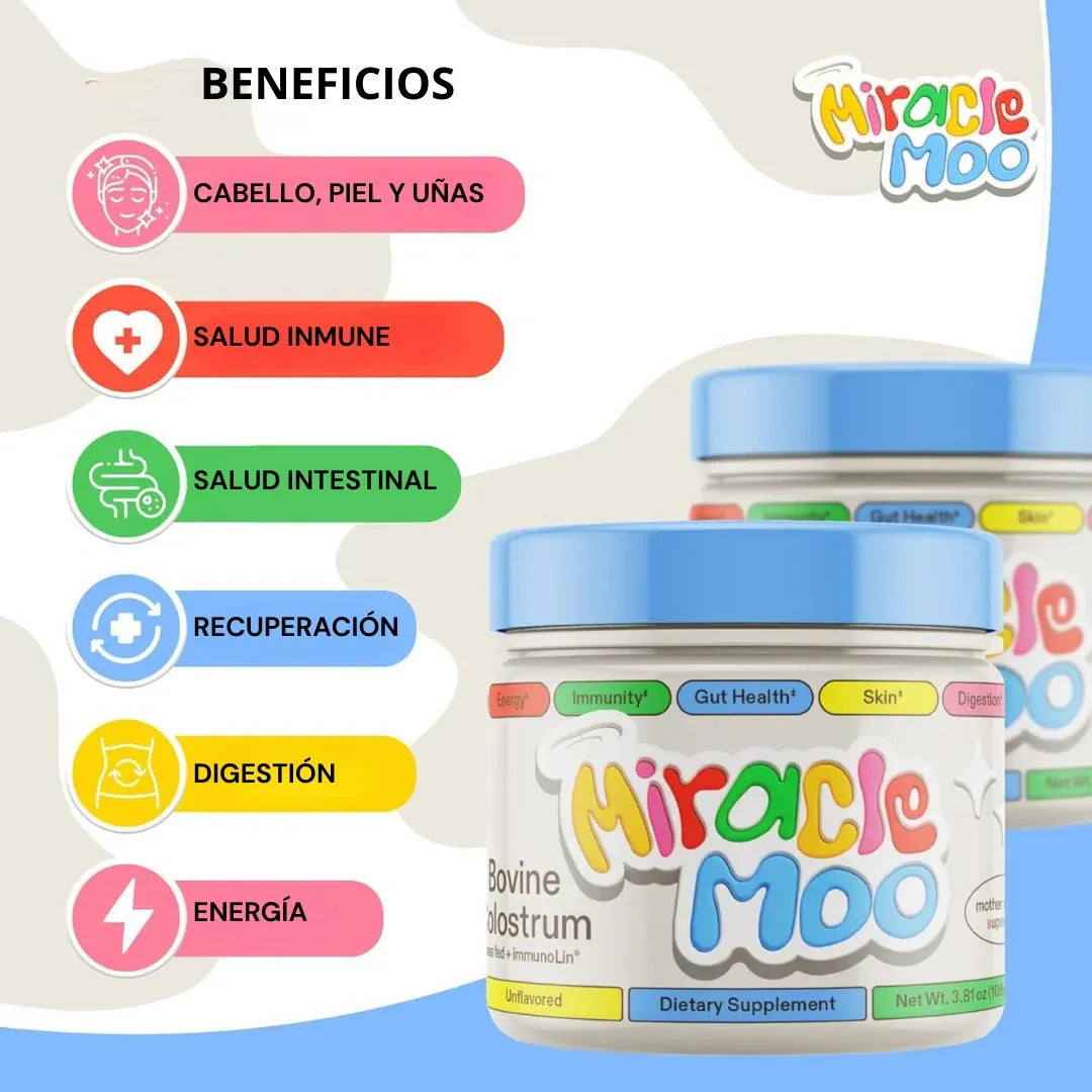 MIRACLE MOO®️ - CALOSTRO BOVINO PREMIUM
