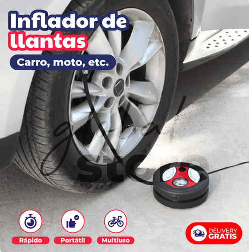 Inflador de Neumáticos Portátil