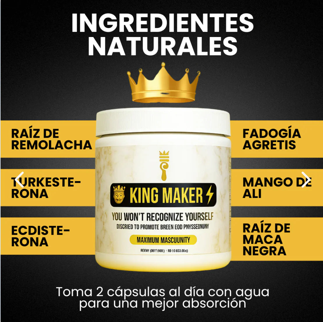 King Maker™ | Energía y Vitalidad Masculina