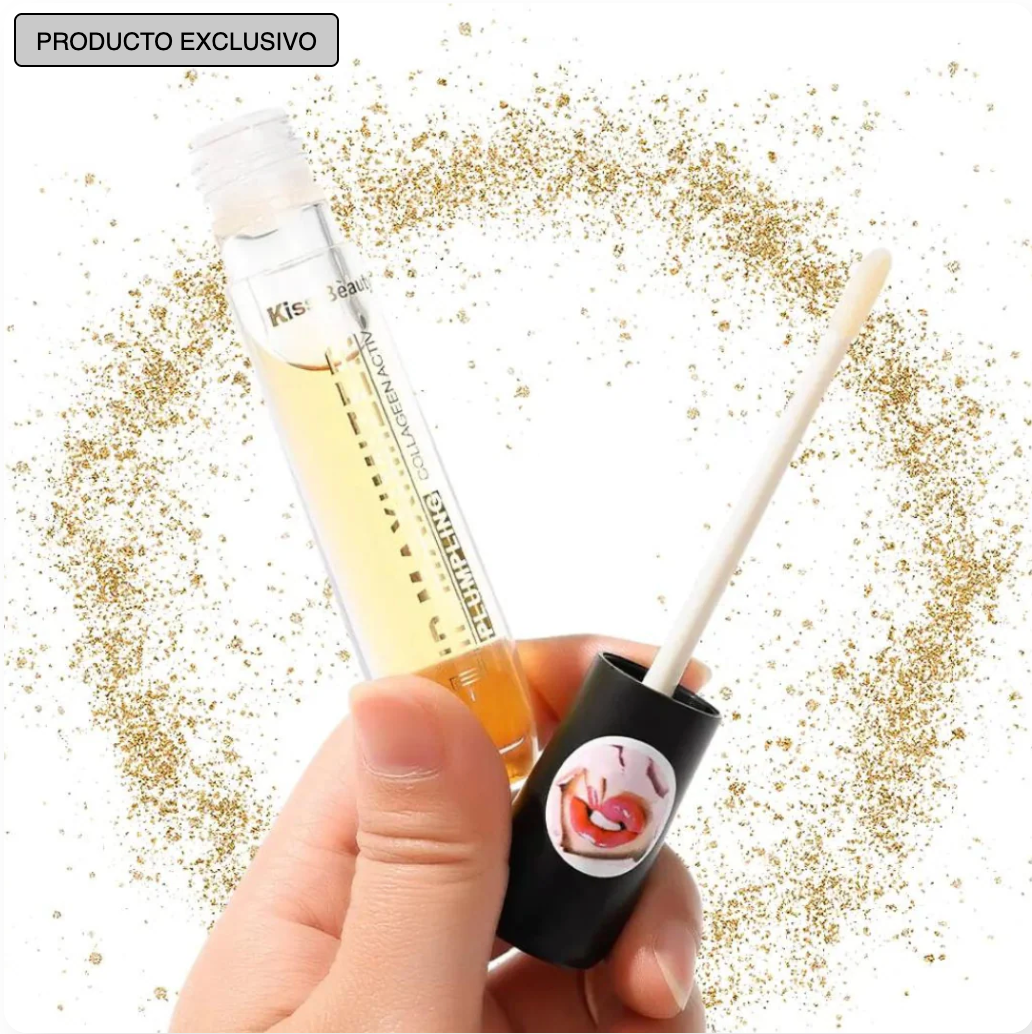 Kiss Beauty®️ Voluminizador de Labios con Brillo