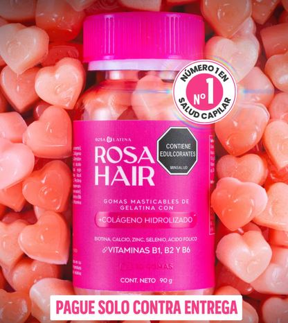 ROSA HAIR®️ | Gomitas para el crecimiento Capilar