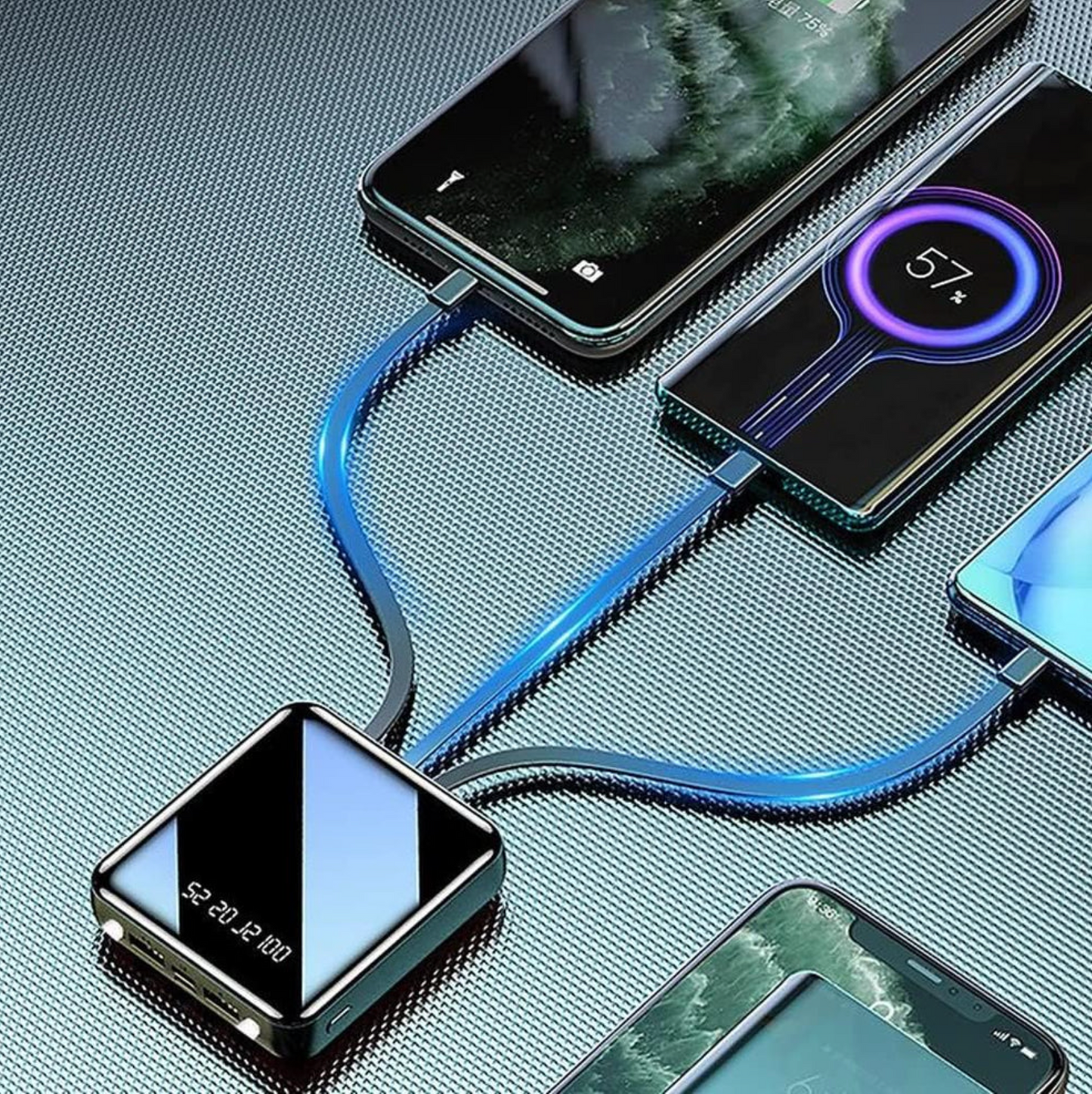 POWERMAX®️ | Batería de Bolsillo 20.000mAh con Carga Quintuple