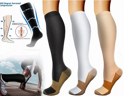 PROMO 2X1 MEDSOCKS® Medias de compresión con control de neuropatía, Fascitis Plantar, Venas varices