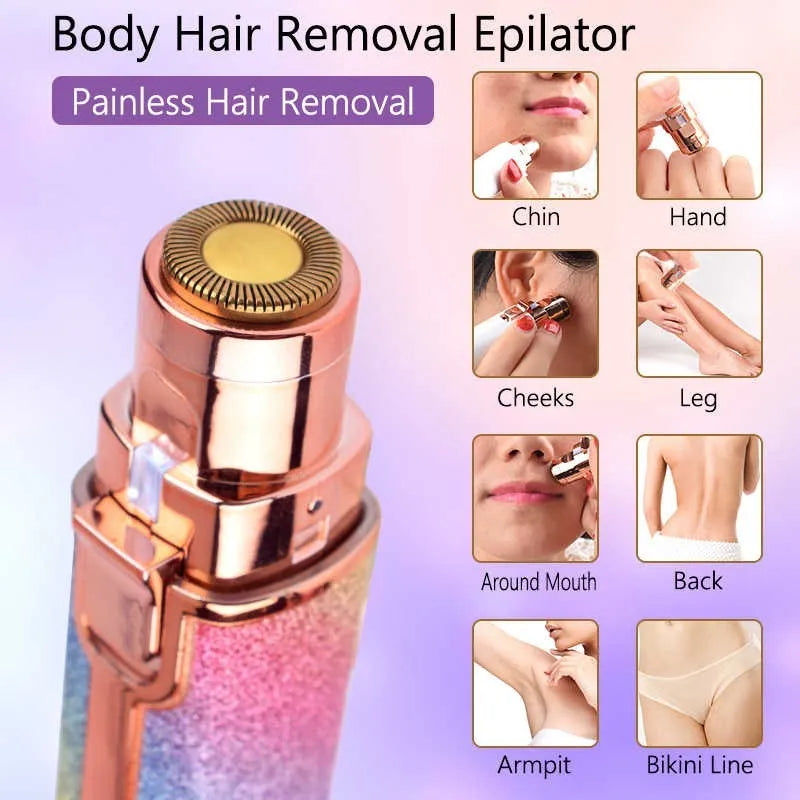 GlamTouch™ - Depilador Con Brillo 2 en 1 ✨