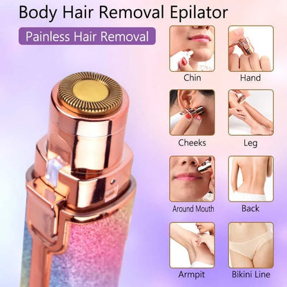GlamTouch™ - Depilador Con Brillo 2 en 1 ✨