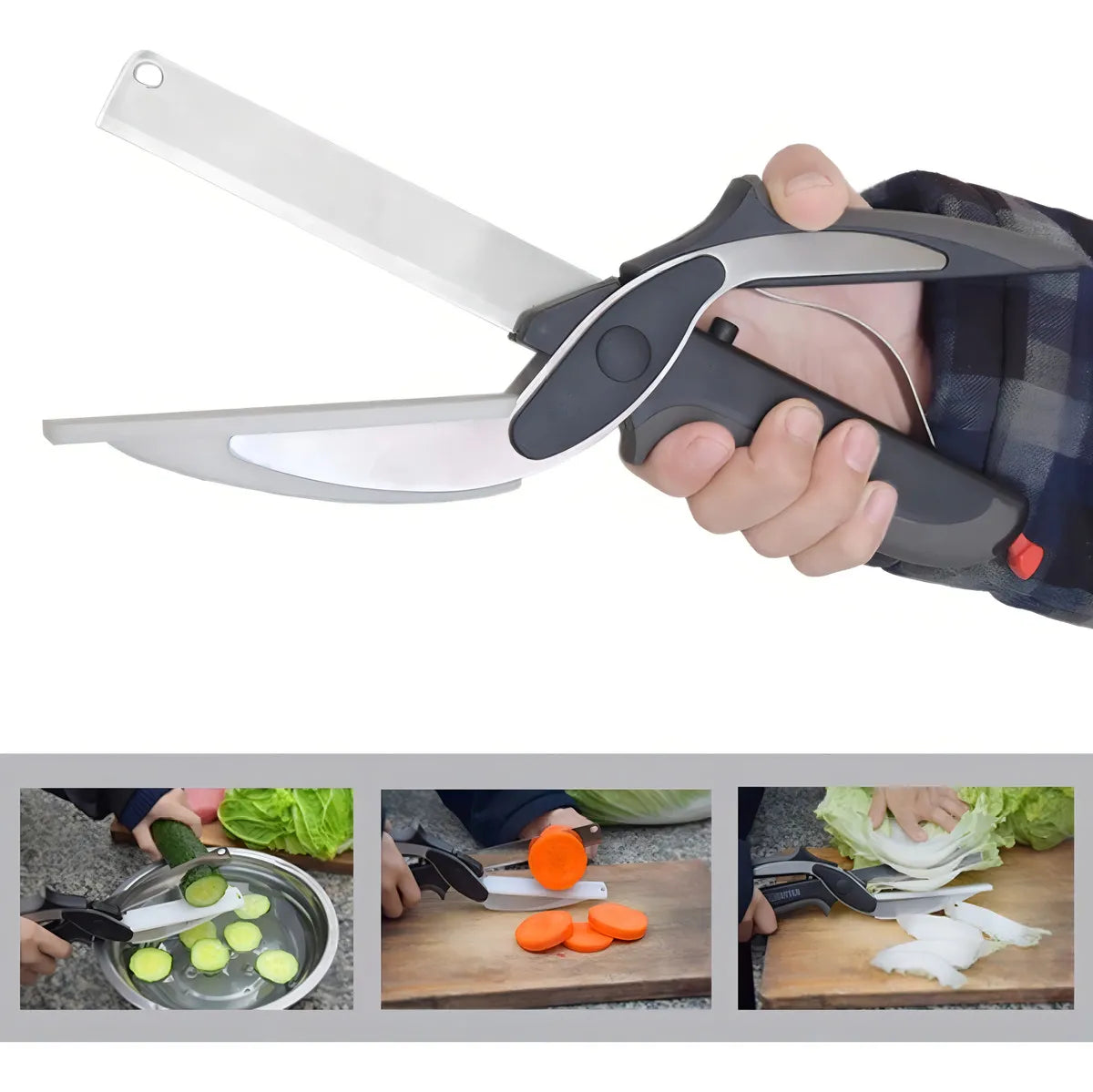 Tijeras de Cocina Mágicas 2 en 1