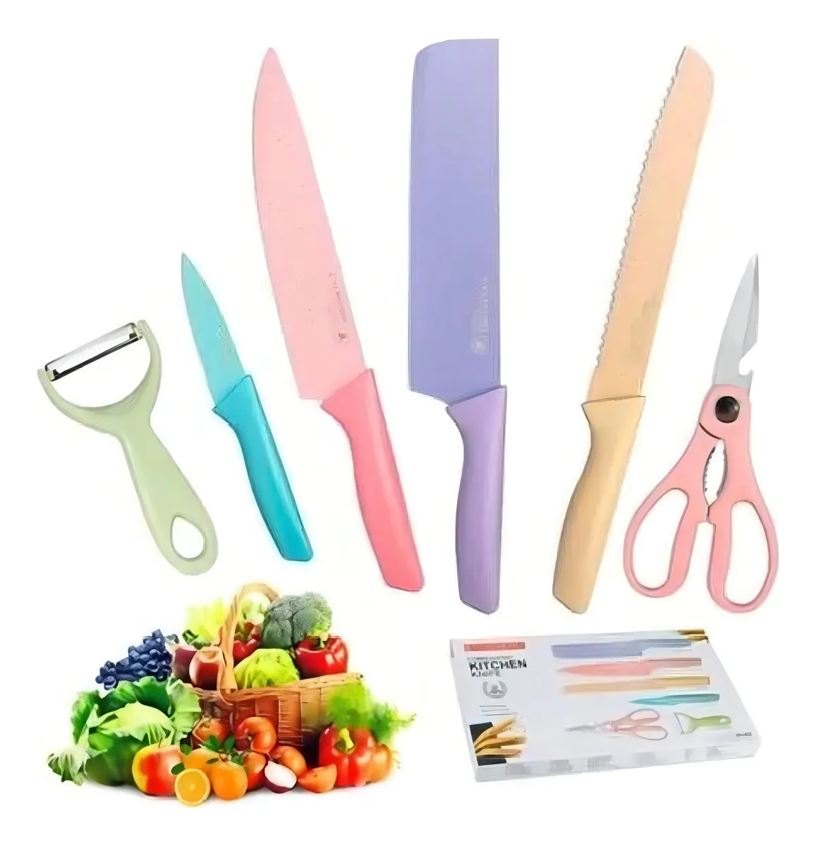 Set de Cuchillos Premium Kitchen Knife (6 piezas)
