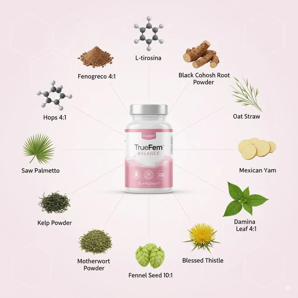 TRUE FEM®️ Balance – Equilibrio Hormonal y Bienestar Femenino