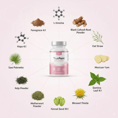 TRUE FEM®️ Balance – Equilibrio Hormonal y Bienestar Femenino