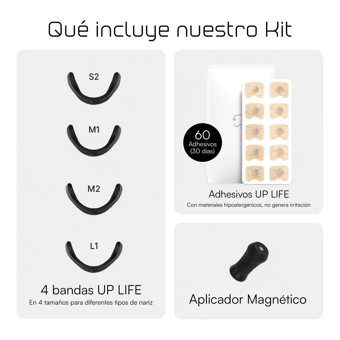 RESPIRAPLUS®️ Banda Nasal Respiración Avanzada ¿Te cuesta respirar por la nariz, roncas o amaneces cansado?
