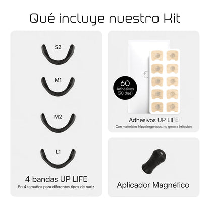 RESPIRAPLUS®️ Banda Nasal Respiración Avanzada ¿Te cuesta respirar por la nariz, roncas o amaneces cansado?