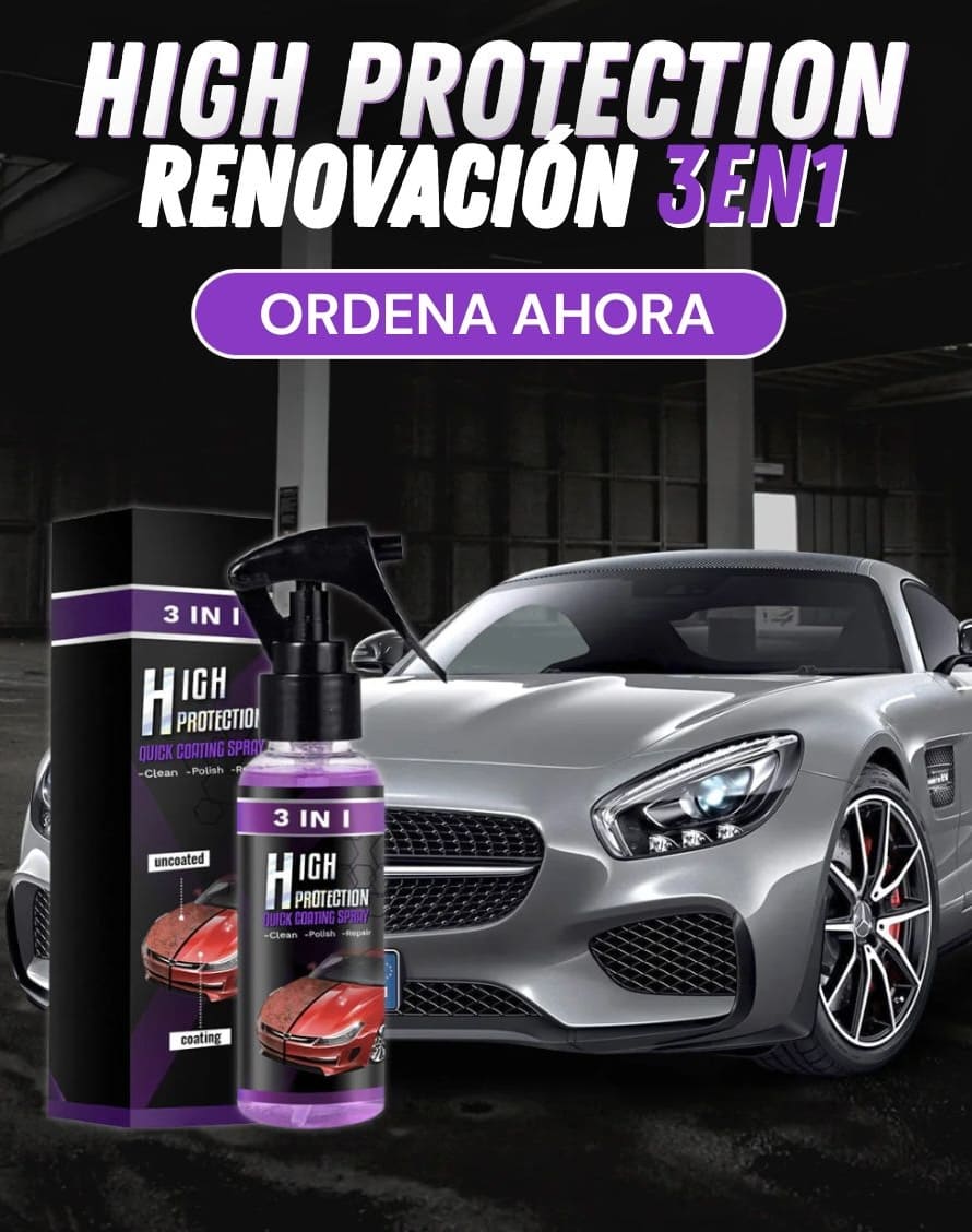 HIGH PROTECTION 3EN1 – Spray Nanocerámico restaurador