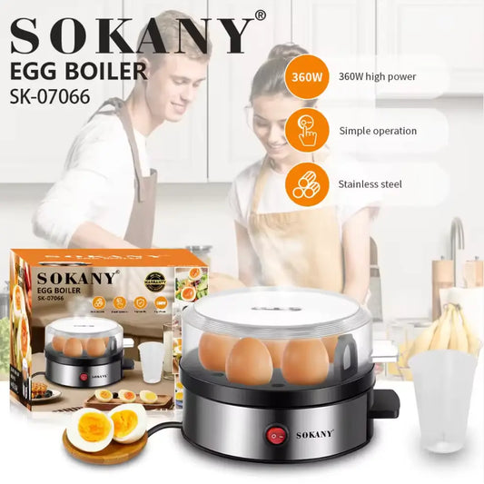 Hervidor De Huevos Electrico 6 Puestos + Ebook Premium +100 Recetas Deliciosas GRATIS🎁