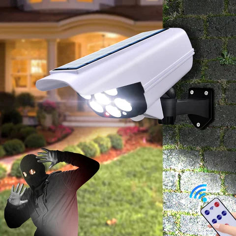 LÁMPARA TIPO CÁMARA SOLAR CON SENSOR
