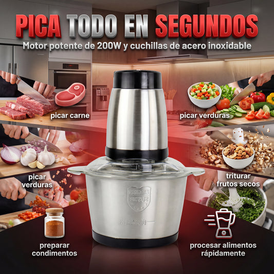 TurboChop Pro™️ Pica todo en segundos. Sin esfuerzo + OBSEQUIO 🎁