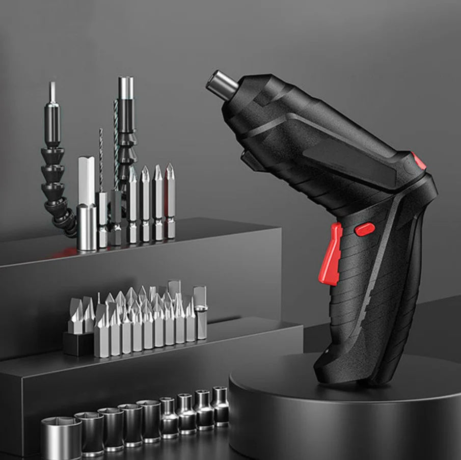 POWERFIX® – Destornillador Eléctrico + KIT 47 Herramientas con Estuche GRATIS🎁