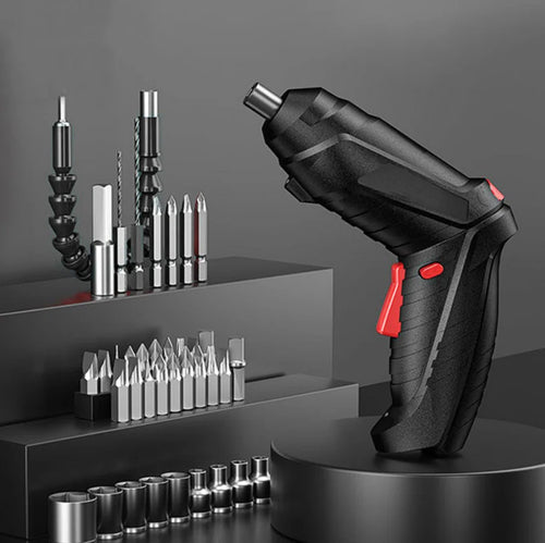 POWERFIX® – Destornillador Eléctrico + KIT 47 Herramientas con Estuche GRATIS🎁