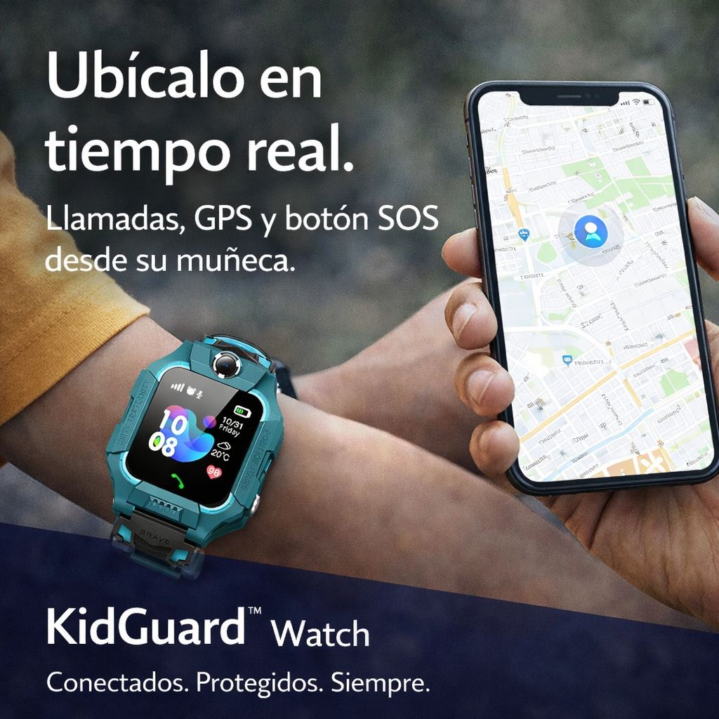 KidGuard™ Watch “Conectados. Protegidos. Siempre.” + OBSEQUIO 🎁