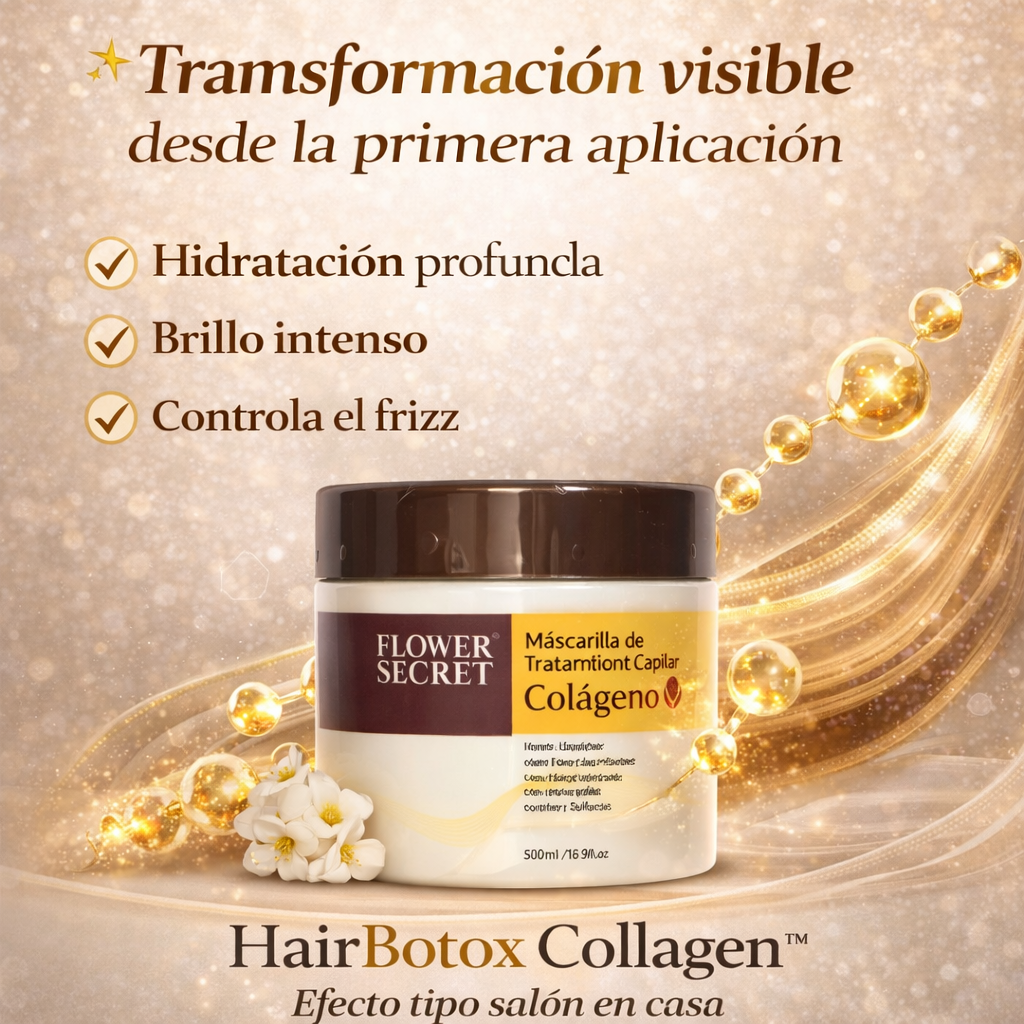 HAIRBOTOX COLLAGEN™Repara, suaviza y transforma desde la primer aplicación+OBSEQUIO 🎁