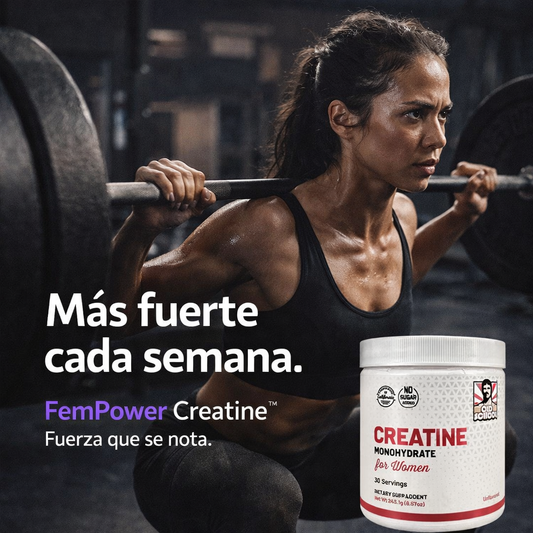 FemPower Creatine™ “Fuerza que se nota.” + OBSEQUIO 🎁