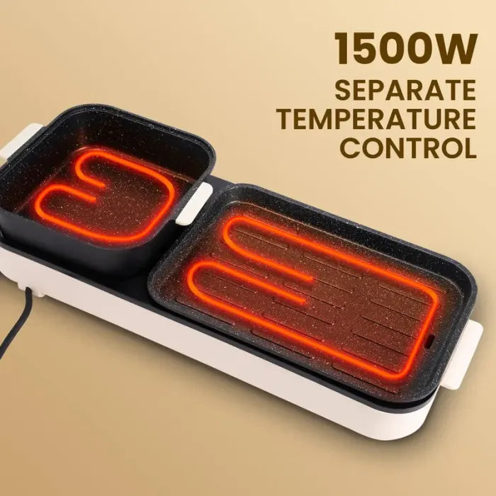 Plancha Electrica Antiadherente | Zona Bbq Premium + Ebook con Recetario Exclusivo GRATIS🎁