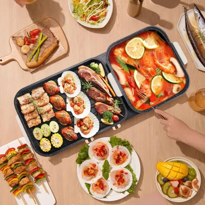 Plancha Electrica Antiadherente | Zona Bbq Premium + Ebook con Recetario Exclusivo GRATIS🎁