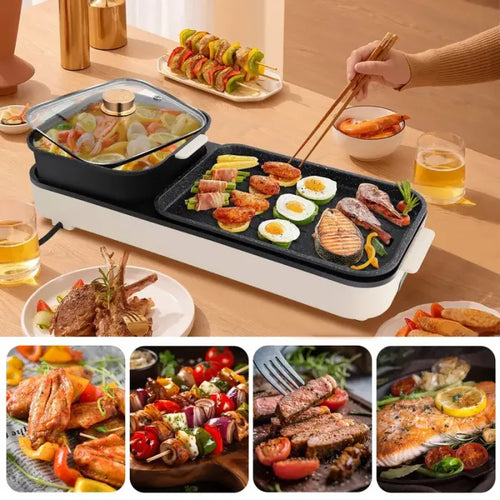Plancha Electrica Antiadherente | Zona Bbq Premium + Ebook con Recetario Exclusivo GRATIS🎁